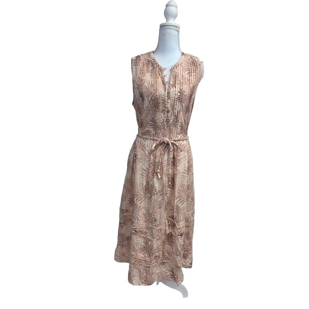 Faherty Floral Sleeveless Dress